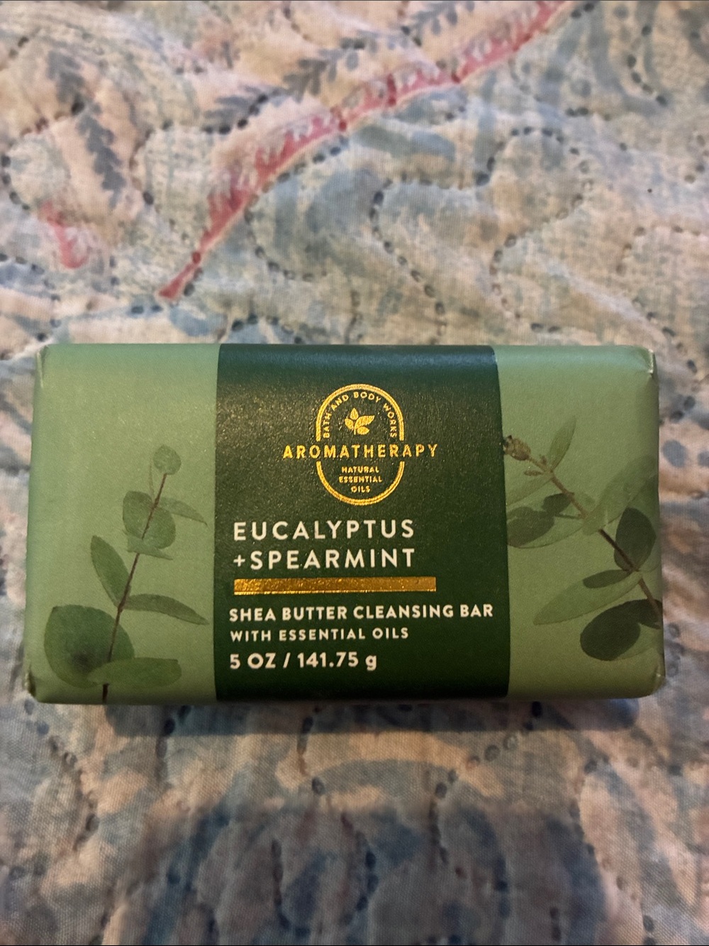 🆕 Aromatherapy Eucalyptus + Spearmint Shea Butter Cleansing Bar — Green